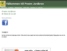 Tablet Screenshot of preemjordbron.se